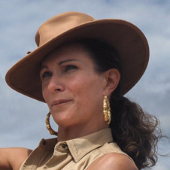 Australian Outback Suede Leather Western Hat - Picture 6 of 15